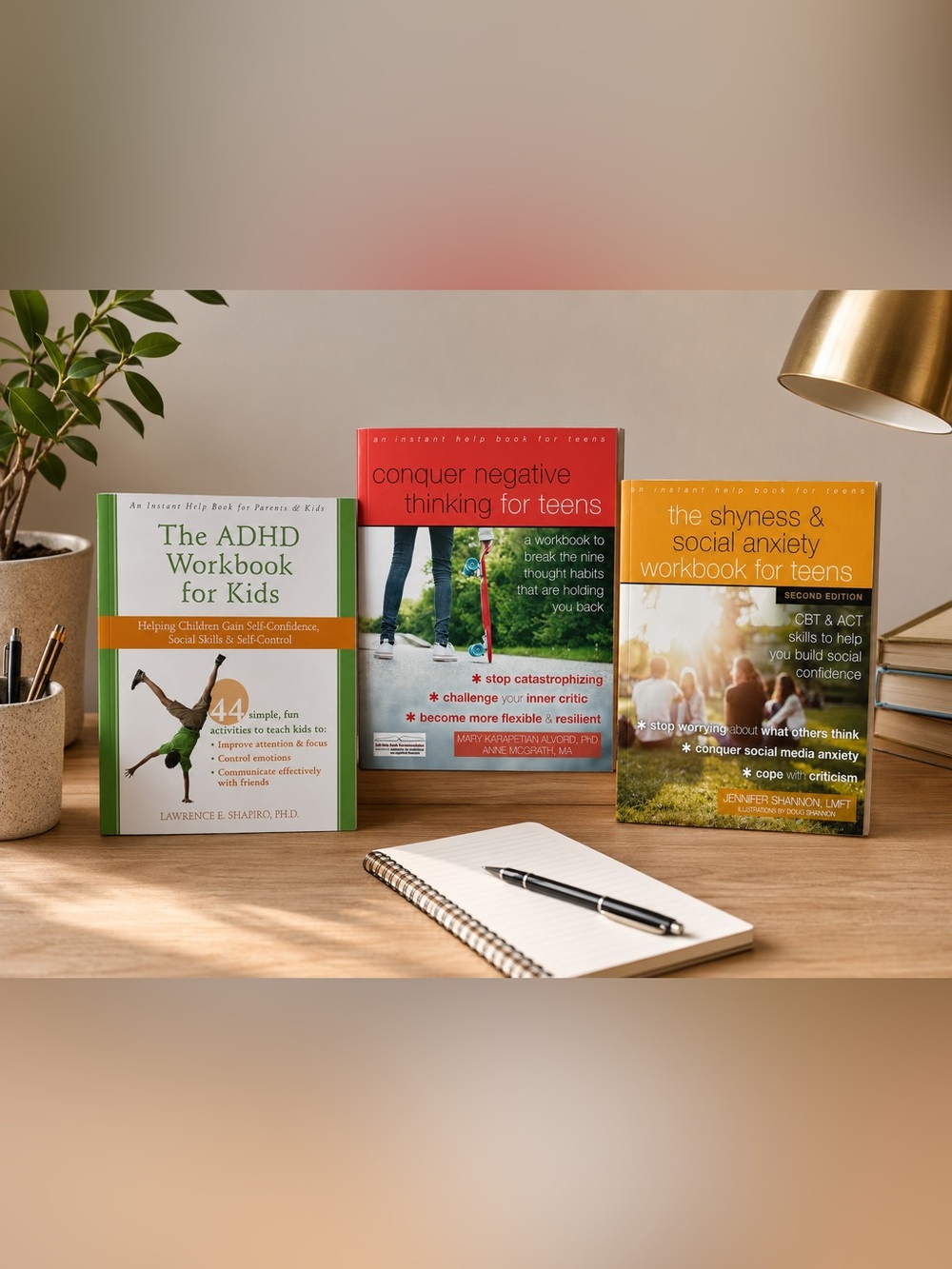 Conquer Negative Thinking & Anxiety. Books for Kids & Teens